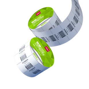 得力铭锐三防热敏不干胶标签打印纸40 30 50 60 70 80 100x100空白贴纸E邮宝快递单超市电子称纸条码纸打印机