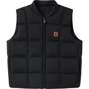 英氏超韧绒儿童羽绒马甲加厚外穿背心校服神器男童女童马夹内胆