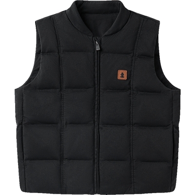 英氏超韧绒儿童羽绒马甲加厚外穿背心校服神器男童女童马夹内胆