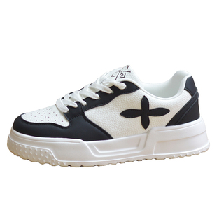 潮牌网红厚底运动板鞋防滑百搭小白鞋轻便透气老爹鞋学生休闲鞋