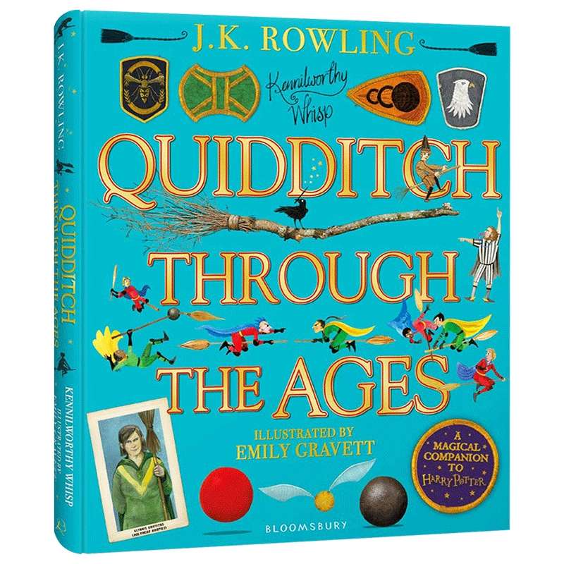 神奇的魁地奇球 英文原版小说 Quidditch Through the Ages 插图版 哈利波特外传 JK罗琳 英文版进口原版英语书籍
