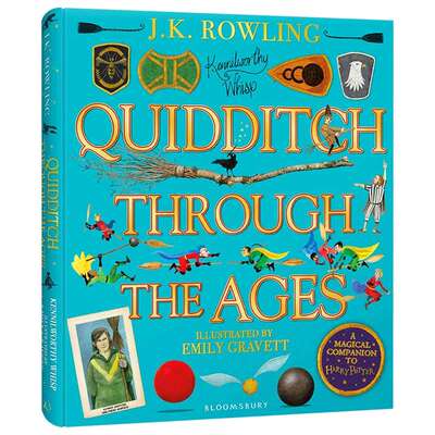 神奇的魁地奇球 英文原版小说 Quidditch Through the Ages 插图版 哈利波特外传 JK罗琳 英文版进口原版英语书籍