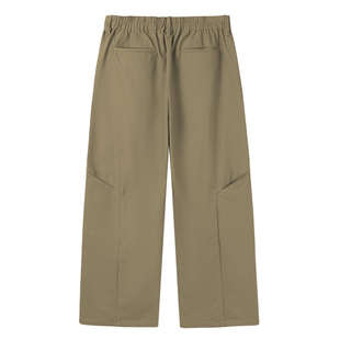 SOMENUM森林 25AW「优雅线条口袋」百搭男女重磅宽松纯棉直筒长裤