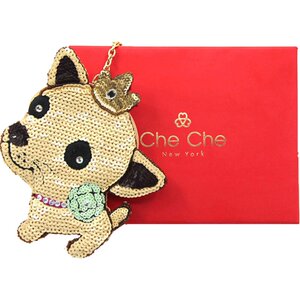 Che Che New York手工钉珠零钱包挂件情人节新年礼盒装