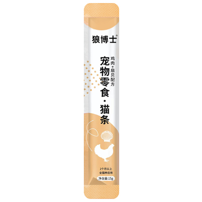 狼博士猫零食猫条100支整箱