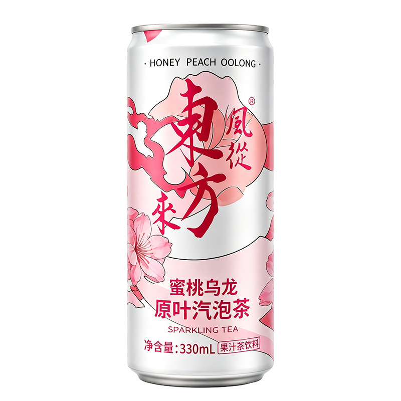 风从东方来原叶气泡茶饮料罐装