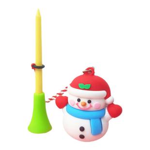 高尔夫球钉 83MM发球防丢失球座 圣诞老人 雪人 圣诞树礼物球TEE