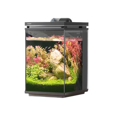 美的慧选森森桌面智能鱼缸便捷背滤多重过滤系统远程操作桌面缸