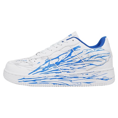 美克男鞋春季2026新款男士运动休闲鞋子男涂鸦潮鞋百搭鸳鸯鞋男款