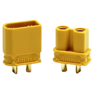 艾迈斯amass XT30U锂电池插头精击激趣LDX司俊玩具波壳电池插头