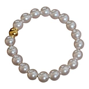 OkFineyard施家珍珠戒指女款轻奢高级感尾戒弹力绳小珠串珠食指环