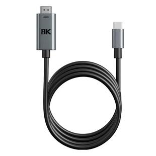 typec转hdmi手机电脑4K电视机同屏转换连接线显示器投影高清typc数据安卓投屏线ipad pro平板笔记本外接屏幕