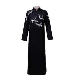 相声大褂德云华服传统民族服装民国风中式唐装长袍长衫复古男秋季