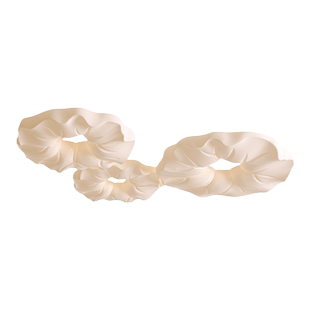 北欧原木风客厅灯吸顶灯 奶油风网红创意书房卧室衣帽间中山灯具