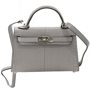 优越小奢！立体小鳞片蛇皮凯丽包时髦单肩手提斜跨装饰包KAKA特惠