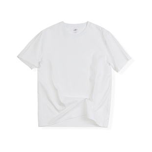 IDLT【标准版】354g重磅短袖T恤 白tee高质高密厚新疆棉基本款 潮
