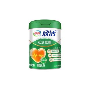 伊利欣活中老年成人心活低脂鱼油配方牛奶粉700g