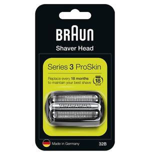 德国博朗男士电动剃须刀刀头刀片网罩配件32B 适用3系 3010s 正品