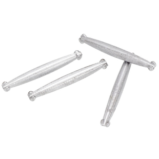 撒网铅坠优质网坠打鱼渔网坠手抛网脚子撒网坠子9cm铅角鱼尾铅坠