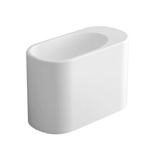 普奥勒一体式小户型挂墙式洗脸盆卫生间阳台彩色洗手盆挂盆人造石