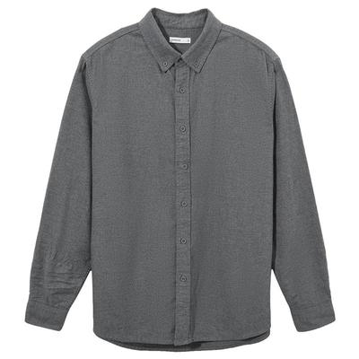 热风2025年秋新款男士法兰绒衬衫