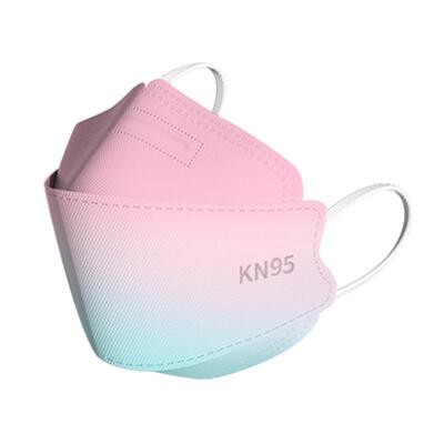 渐变立体3D防护口罩独立装