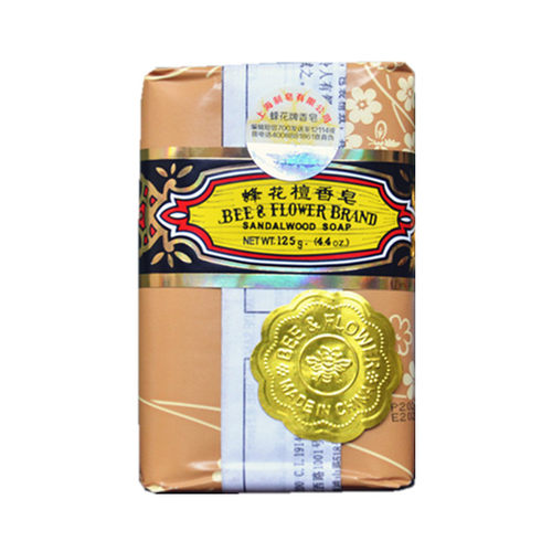 上海蜂花檀香皂125g身体清洁皂沐浴肥皂上海香皂蜂花玫瑰皂茉莉皂