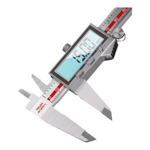 德力西电气电子游标卡尺高精度数显工业级小型文玩家用高深度卡尺