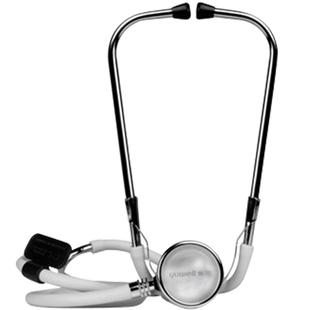 鱼跃听诊器家用医用听诊器二用双听全铜听头专业胎心孕妇听诊器