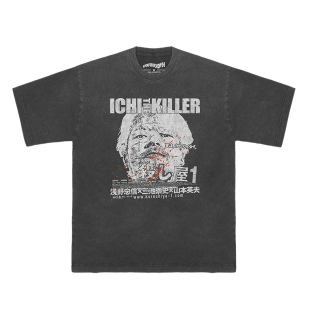 BadTaste坏品味杀手阿一短袖Ichi The Killer纯棉美式休闲男女T恤