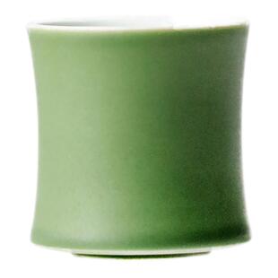 山水间青竹品茗杯景德镇陶瓷手工小茶杯竹节杯创意主人杯中式酒杯