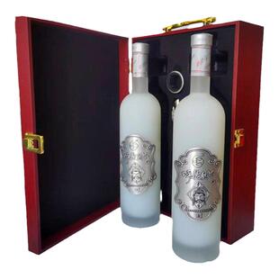 礼盒鲜奶酒高档红釉拉丝马木盒奶酒蒙意呼伦贝尔奶酒乳白色礼盒酒