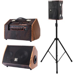 马丁密思60瓦吉他弹唱音箱充电便携户外街唱演出蓝牙音响支架