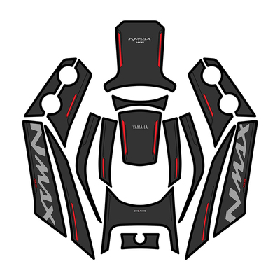 适用22-25款NMAX155橡胶油箱贴