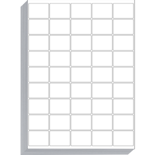 不干胶a4打印纸内切割可手写白色标签纸空白小方格标签带背胶自粘模切快递取件码退货贴纸激光喷墨打印口取纸