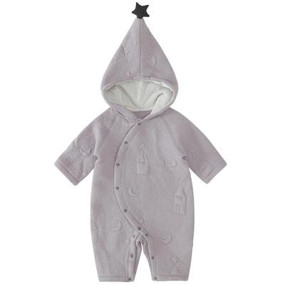 巴厘小猪婴儿连体衣秋冬夹丝哈衣