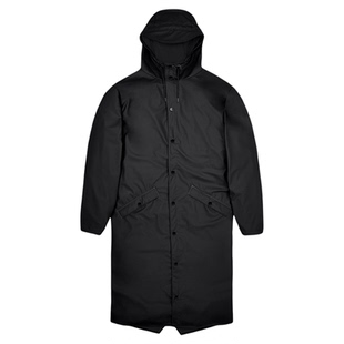 Rains 超长夹克防水面料连帽外套风衣男女Longer Jacket/18360