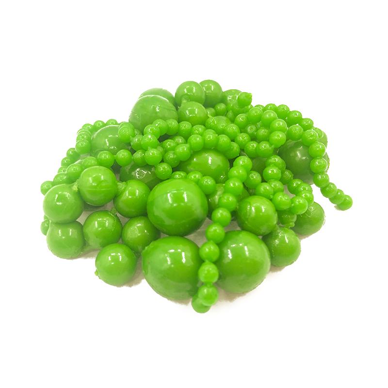 创造门大浮力绿珠珠钓鱼软珠泡沫浮球假饵钓鲤鲫草青鲢鳙鱼饵颗粒