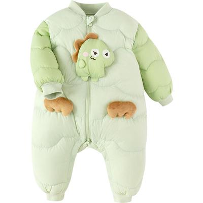巴拉巴拉宝宝羽绒连体衣婴儿哈衣