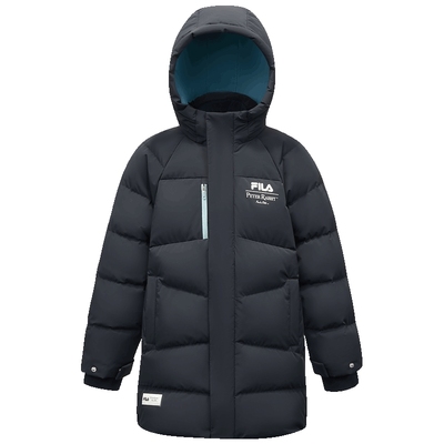 FILA斐乐男中大童中长款羽绒服