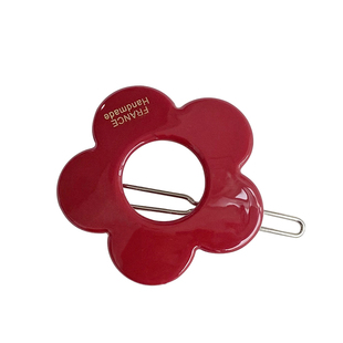 韩国进口France金标小花朵刘海夹法式减龄侧边夹碎发夹扣夹发夹女