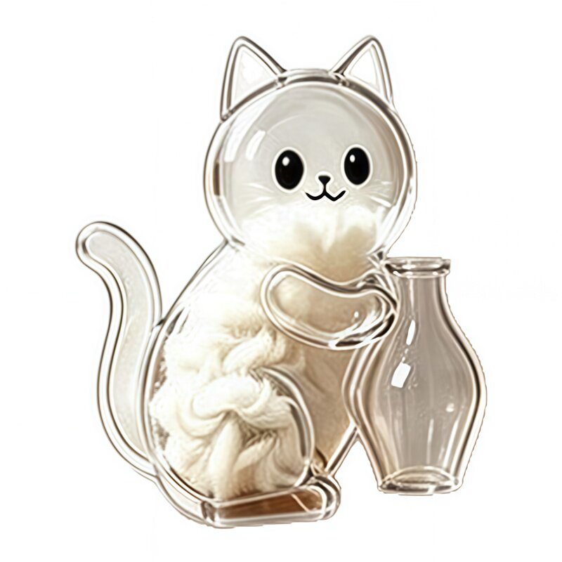 猫毛冰箱收纳挂件猫毛胡须收集器