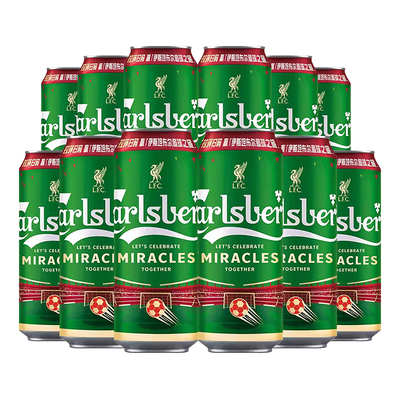 嘉士伯特醇啤酒500ml*12罐