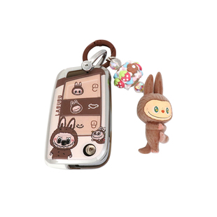 大众探岳300钥匙套女式专用高级polo宝来2026款cc探歌高尔夫7扣壳