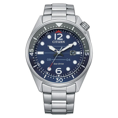 西铁城夜光防水男士腕表