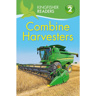 英文Kingfisher Readers L2: Combine Harvesters 分级读物 收割机进口书籍书本 纯全英文版正版原著进口原版英语书籍