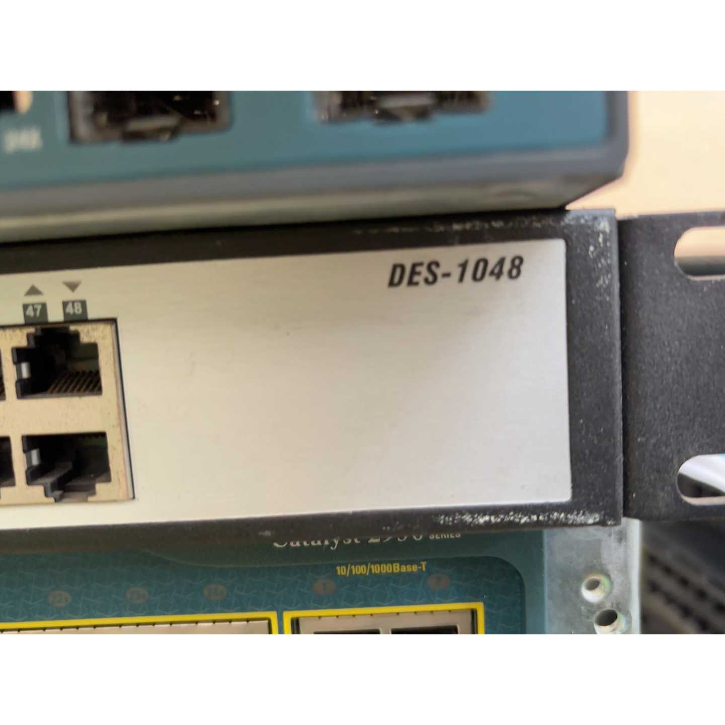 议价-D-LINK DES-1048 48口百兆 机架式交换机 端