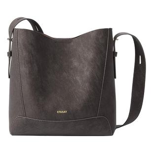 星期六水桶包包女2025新款秋冬单肩斜挎包大容量托特包通勤hobo包