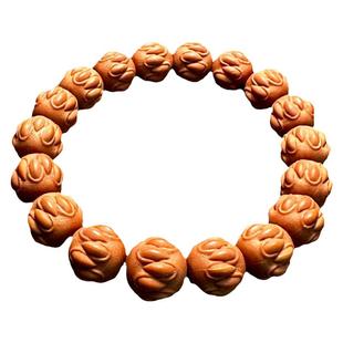 吞噬猴头手串男款盘玩精品男士高端文玩核桃桃核雕刻橄榄核雕精雕