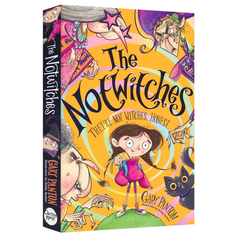 The Notwitches 诺特维奇一家1 温馨搞笑冒险故事 中年级幽默奇幻小说 英语章节书 英文原版进口儿童图书